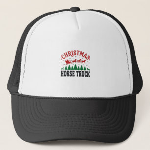 Boné Caminhão de Cavalos de Natal Design de Trenó do Pa