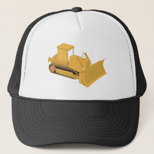 Boné Caminhão de Construção Bulldozer