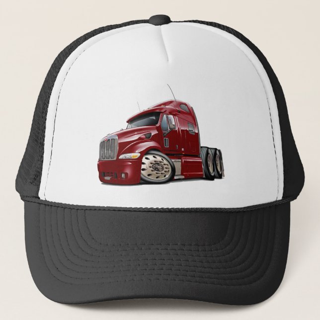 Boné Caminhão marrom de Peterbilt (Frente)