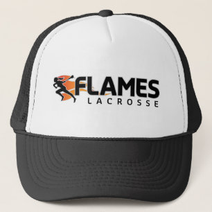 Boné Camionista do Lacrosse das chamas