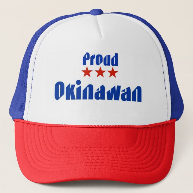 Boné Camionista Okinawan orgulhoso (Frente)