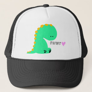 Boné Camisa bonito do dinossauro de RAWR