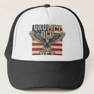 Boné Camisa com Desenho da Bandeira da Águia Patriótica