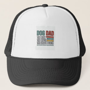 Boné Camisa com Impressão de Pata Vintage Dog Dad The S