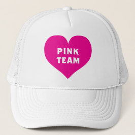 Boné Camisa da Equipe Rosa da Guerra de Cores