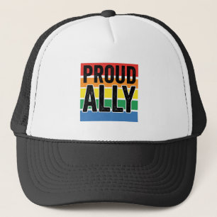 Boné Camisa de Apoio ao Orgulho Vintage Proud Ally Desi