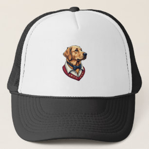Boné Camisa de Cachorro Patriótica Vintage do Retriever