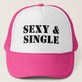 Boné Camisa de camionista sexy e solteira