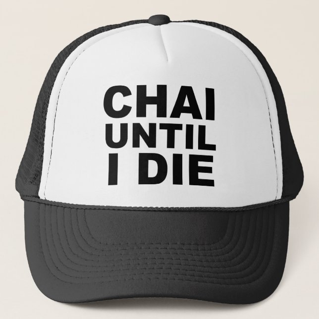 Boné Camisa de Chá Até Eu Morrer Chapéu Mousepad (Frente)