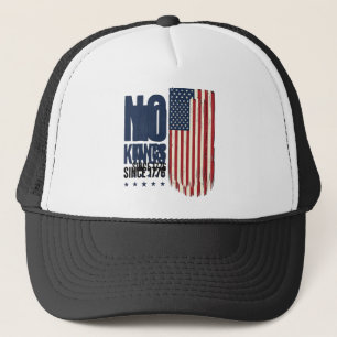 Boné Camisa de Design de Bandeira Patriótica Sem Reis D