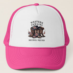 Boné Camisa de Esquadrão de Noiva de Cowgirl Ocidental