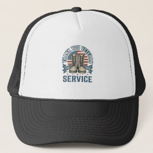 Boné Camisa de Serviço Botas Patrióticas Veterano Obrig