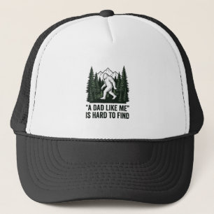 Boné Camisa engraçada de Bigfoot Pai Floresta Vintage D