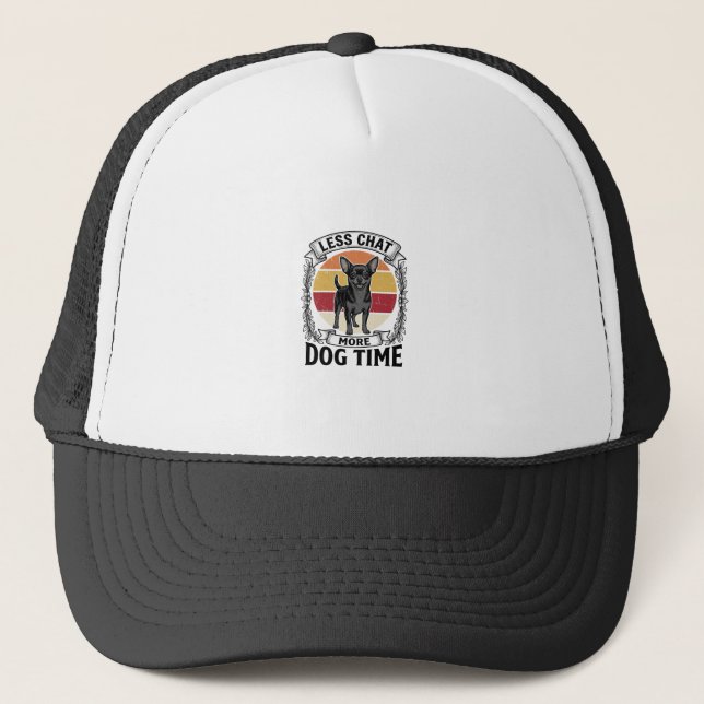 Boné Camisa engraçada para amante de cães, gravação vin (Frente)