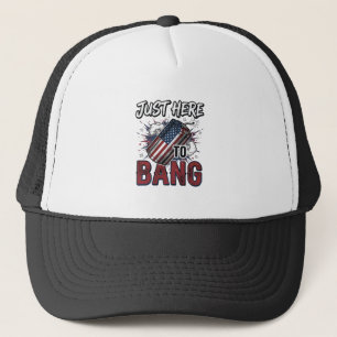 Boné Camisa engraçada patriótica de fogo de artifício v