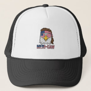 Boné Camisa Meri-Caw Águia Patriótica Gravura Vintage_1
