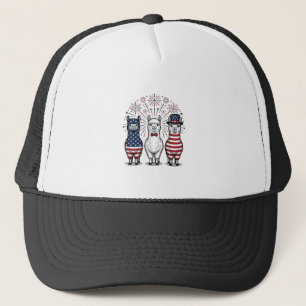 Boné Camisa Patriótica de Llama com Fogos de Artifício