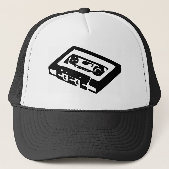 Boné camisa retro da música t (Frente)