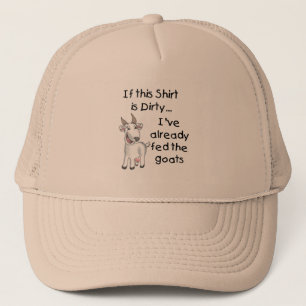 Boné Camisa Suja Engraçada De Cabra
