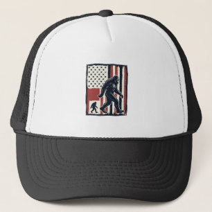 Boné Camisa Vetorial de Bandeira de Criatura da Florest