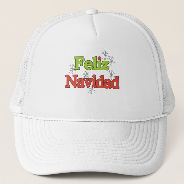Boné Camisas e presentes Feliz Navidad (Frente)