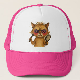 Boné Camiseta Adolescente Gato Maquiagem – Makeup Meows
