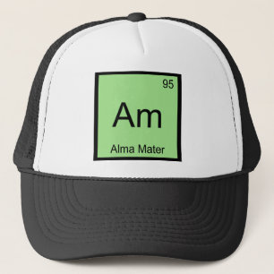 Boné Camiseta Am - Símbolo do Elemento Químico Alma Mat