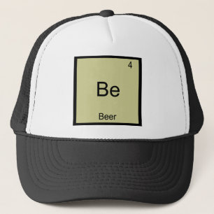 Boné Camiseta Be - Símbolo Químico da Cerveja Engraçada