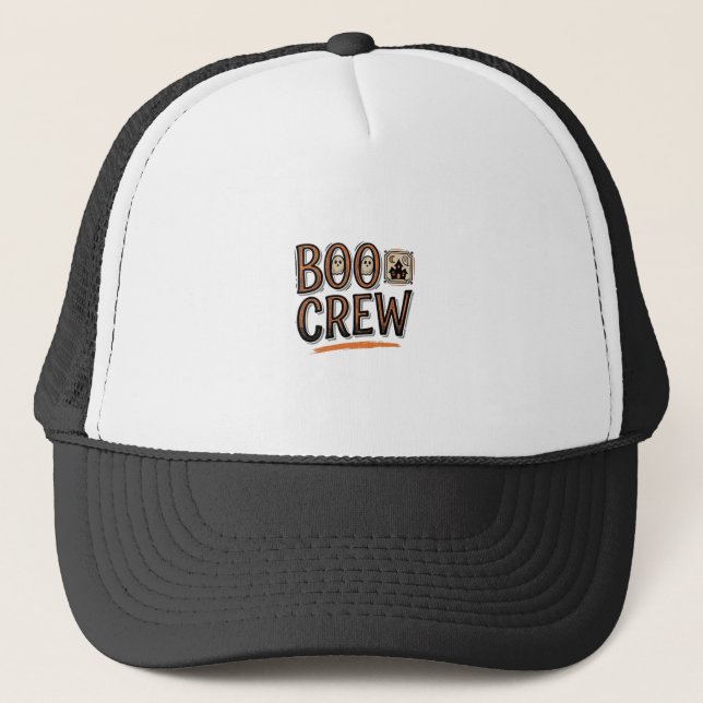 Boné Camiseta com desenho de gravação de Halloween vint (Frente)