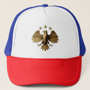Boné Camiseta com Emblema de Águia da Identidade Modern