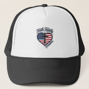 Boné Camiseta Cruz Patriótica Fé Família Liberdade Cora