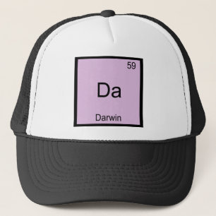 Boné Camiseta Da - Símbolo de Elemento de Química Engra