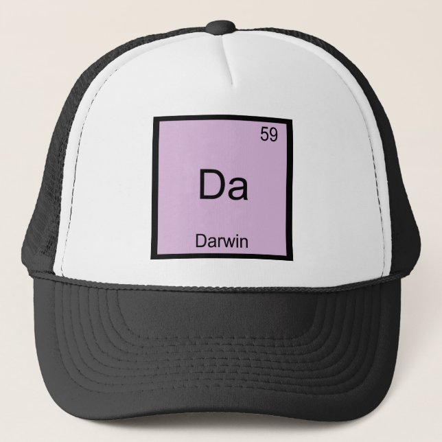 Boné Camiseta Da - Símbolo de Elemento de Química Engra (Frente)