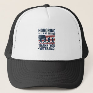 Boné Camiseta de Agradecimento aos Veteranos em Homenag