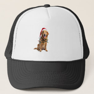 Boné Camiseta de Natal para Cachorro, Golden retriever