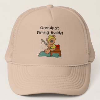 Boné Camiseta do amigo da pesca do vovô do Pesca-Urso