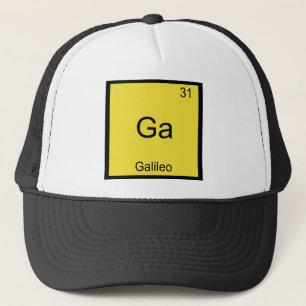 Boné Camiseta do símbolo do elemento químico engraçado
