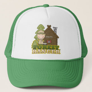Boné Camiseta e presentes do menino da guarda florestal