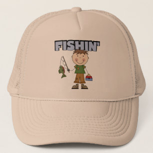 Boné Camiseta e presentes do menino de Fishin