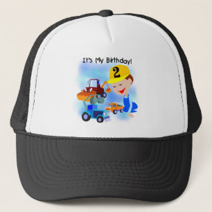 Boné Camiseta e presentes do segundo aniversário da