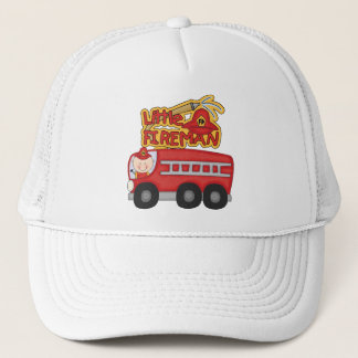 Boné Camiseta e presentes pequenos do bombeiro do motor