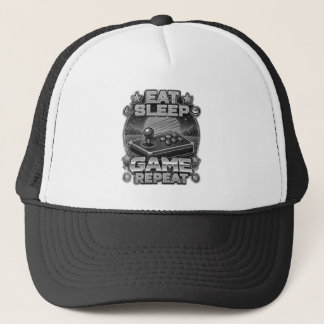 Boné Camiseta Eat Sleep Game Repeat