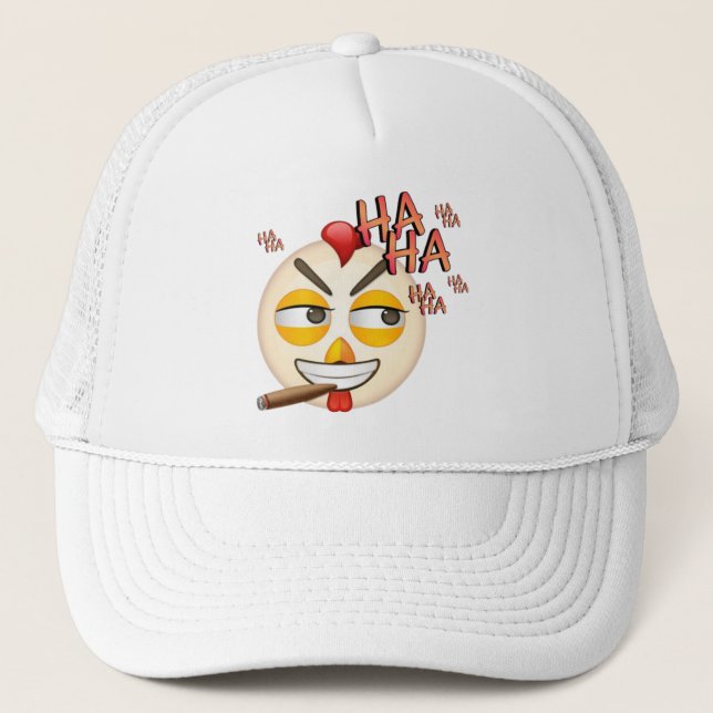 Boné Camiseta Emoji de Riso (Frente)