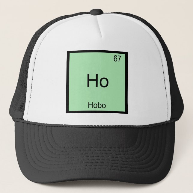 Boné Camiseta engraçada com símbolo do elemento químico (Frente)