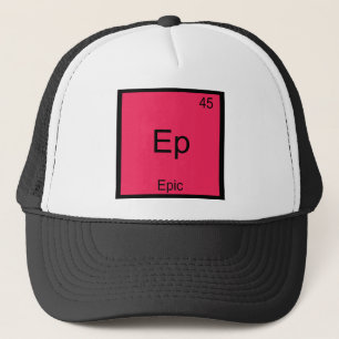 Boné Camiseta Ep - Símbolo de Elemento Químico Épico e