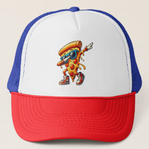 Boné Camiseta Gráfica Divertida de Fatia de Pizza Dabbi