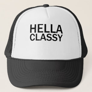 Boné Camiseta HELLA CLASSE Engraçada Grosseira Todas as