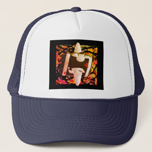 Boné Camiseta moderna abstrato futurística da design (Frente)