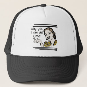 Boné Camiseta retro e presentes de Oma