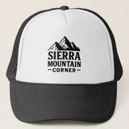 Boné Camiseta Sierra Mountain Corner – Logotipo de Aven